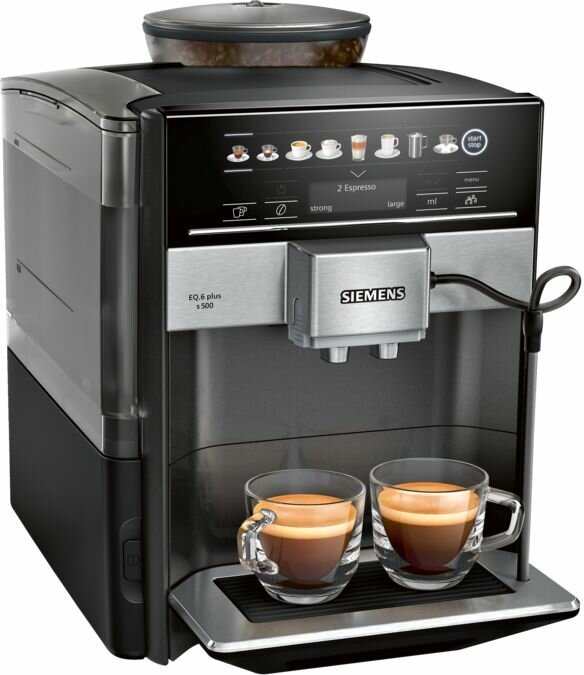 Автоматическая кофемашина Siemens EQ.6 plus s500 Графит - Цены в Москве