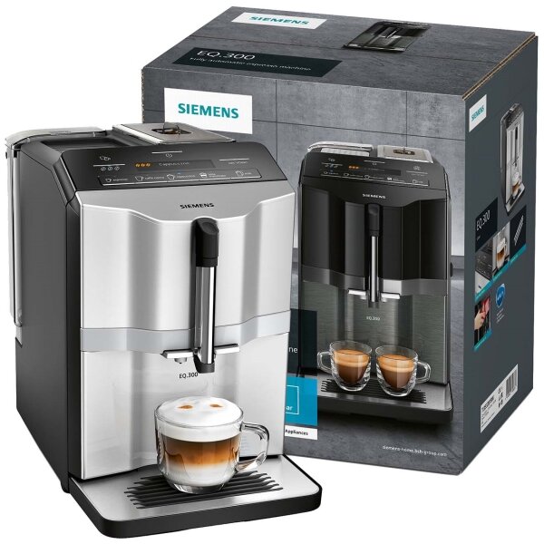 Автоматическая кофемашина Siemens EQ.300 Серебристый - Цены в Москве